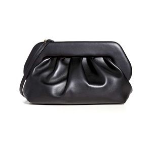 Themoirè Ruched Clutch Bag